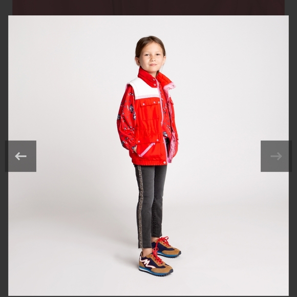 The Marc Jacobs big girl Colour-Block sleeves removablePadded Jacket - Picture 6 of 17